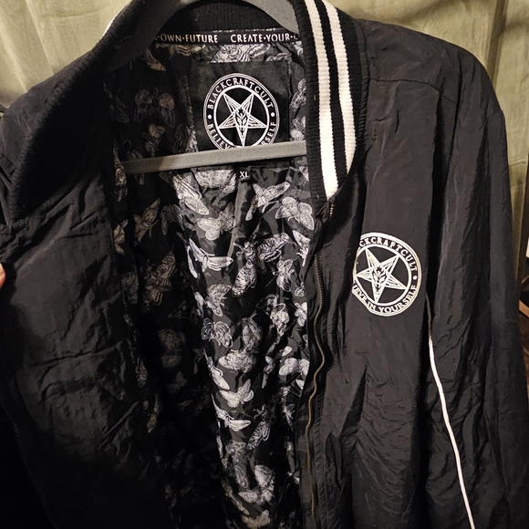 BlackCraft Create Your Own Future Double Zipper Bomber Jacket - Picture 5 of 12